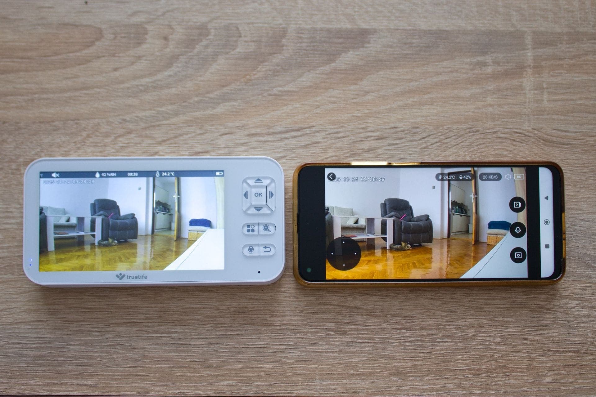 funkce TrueLife NannyCam R6 Dual Smart, recenze Testado