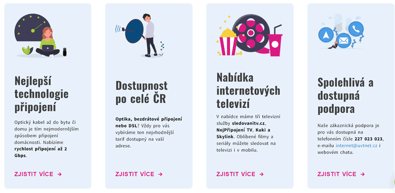 UVT nabídka služeb