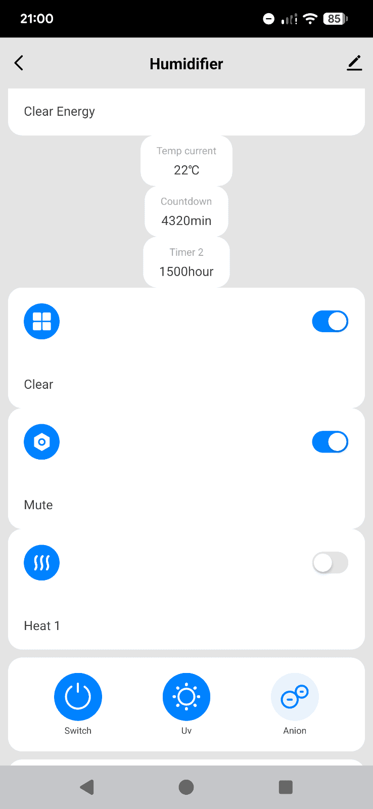 tuya aplikace k Aerium SA2404