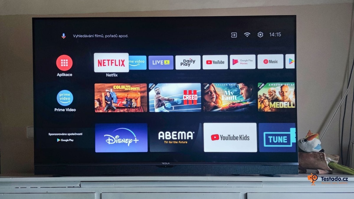google aplikace televize tesla testado recenze