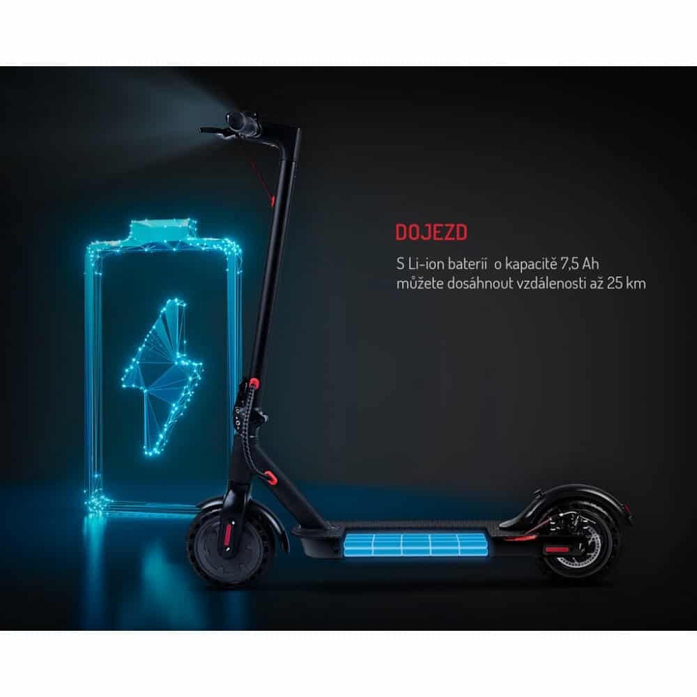 Sencor Scooter One dojezd elektrokoloběžky