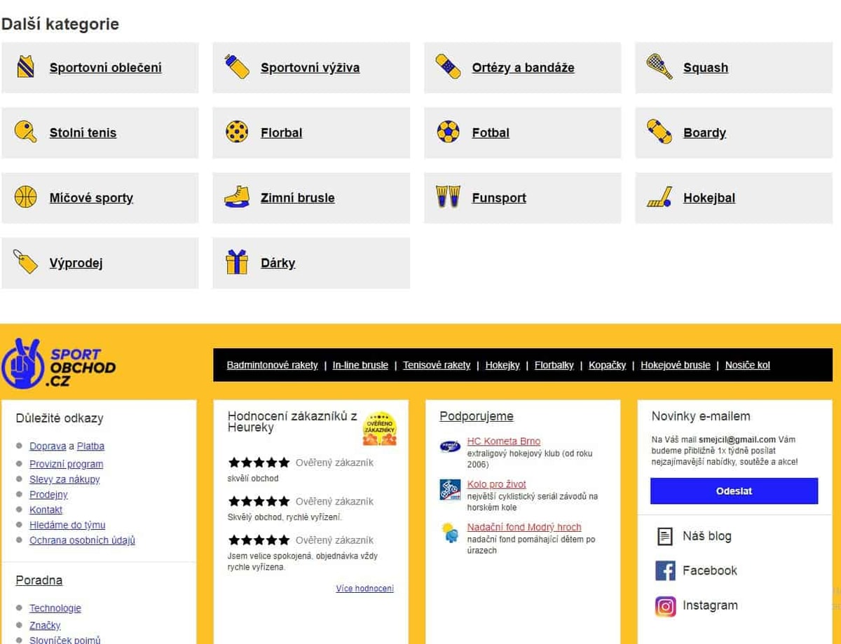 sportobchod.cz - eshop