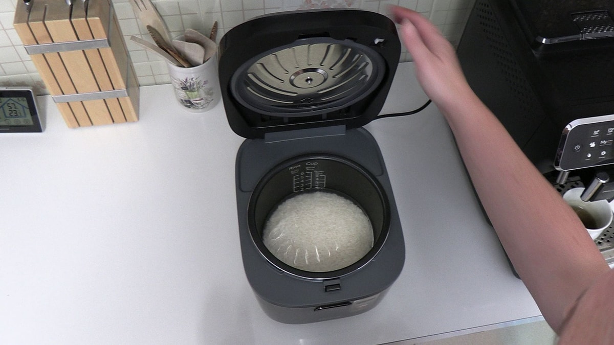 rýžovar s indukčním ohřevem, SENCOR SRM 3900BK, Testado recenze, příprava rýže