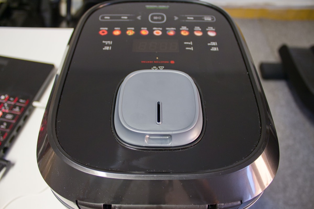 údržba rýžovaru SENCOR SRM 3900 BK, recenze Testado, ventil páry