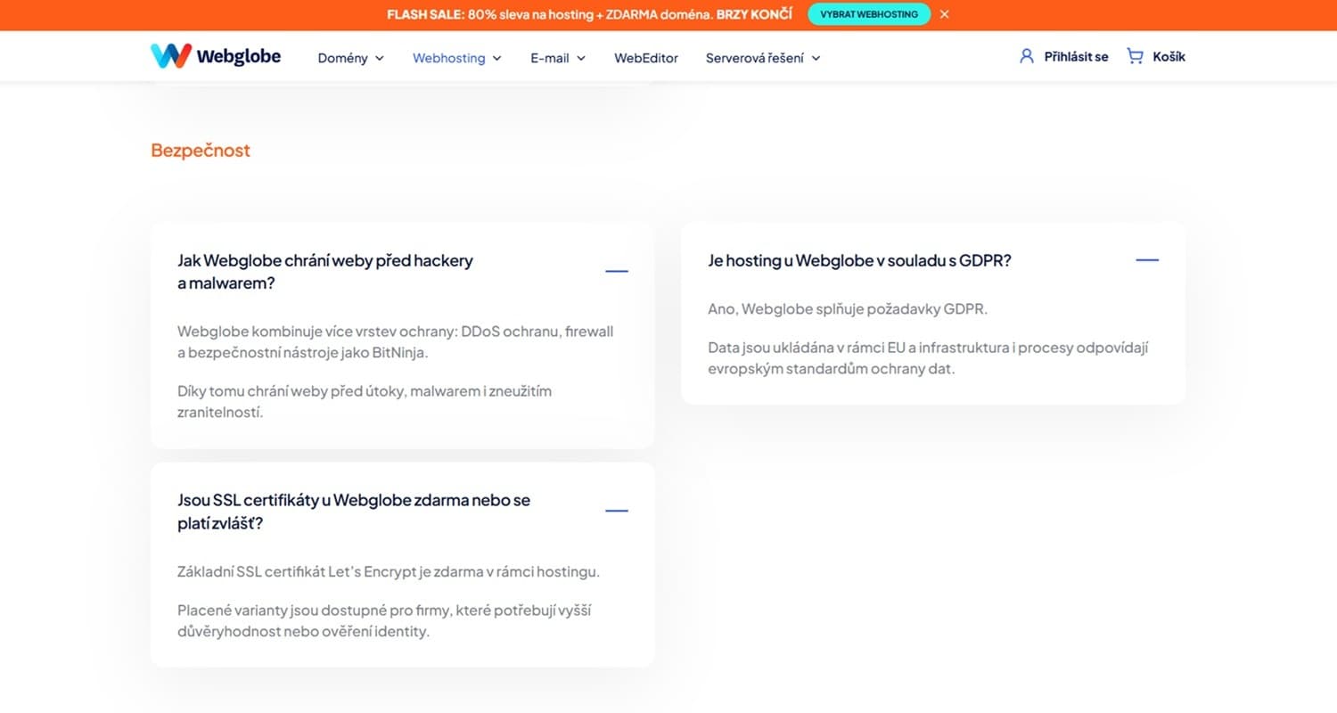 Recenze Webhosting Webglobe03
