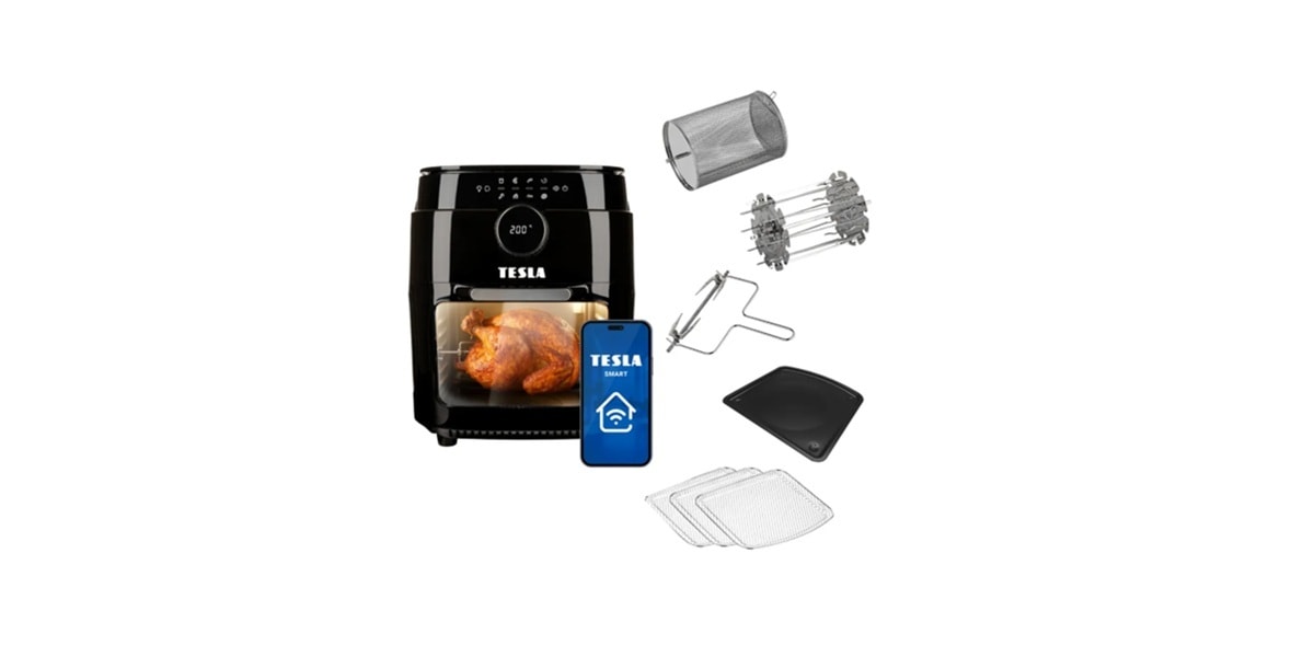 Recenze horkovzdušné fritézy TESLA AirCook & Grill QG800 WiFi - úvodní obrázek