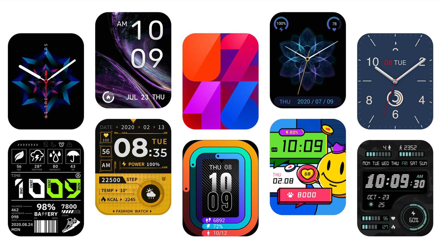 Displej a ovládání Amazfit GTS 2