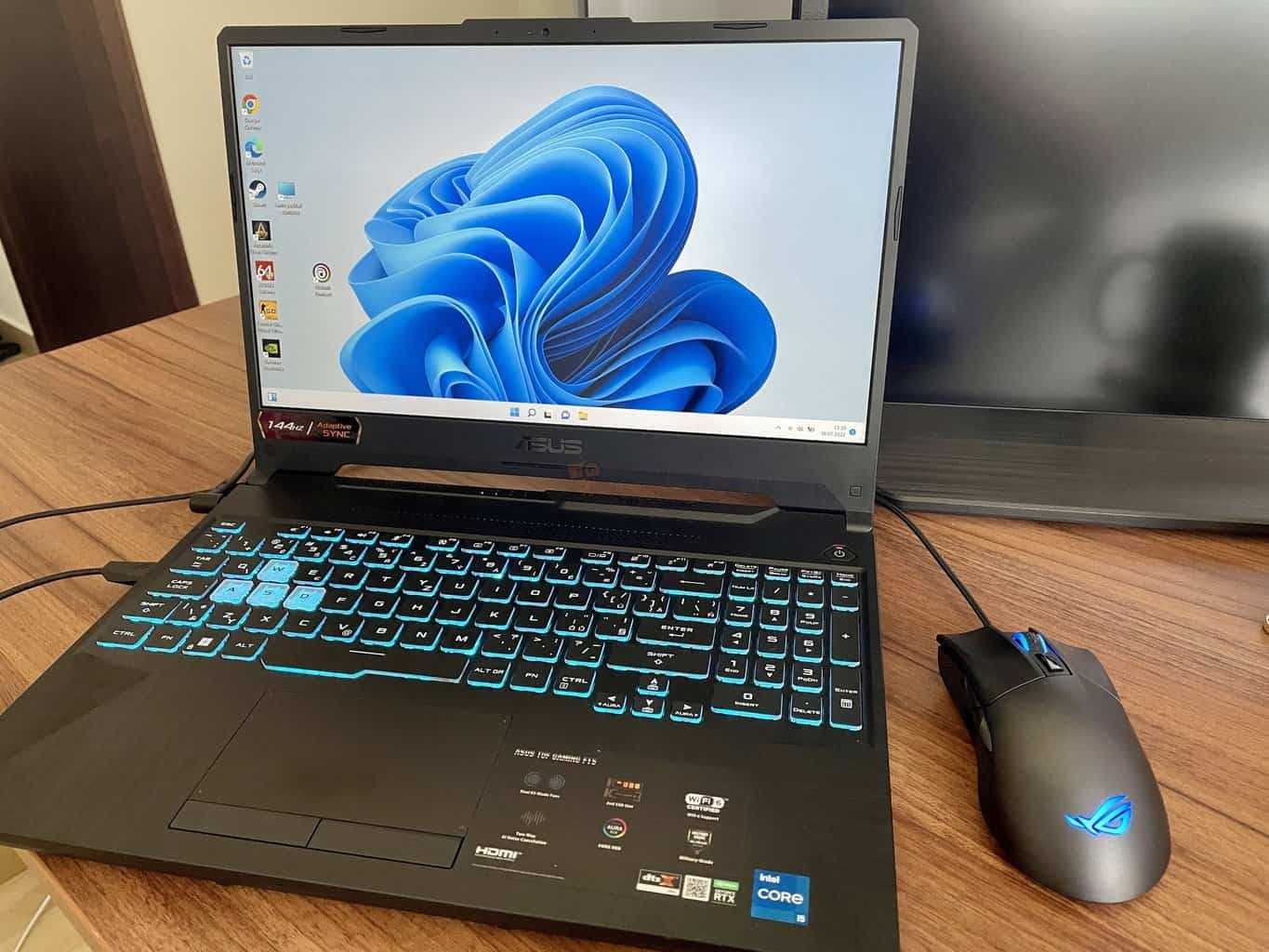 Asus TUF Gaming FX506HC-HN001 - test displeje