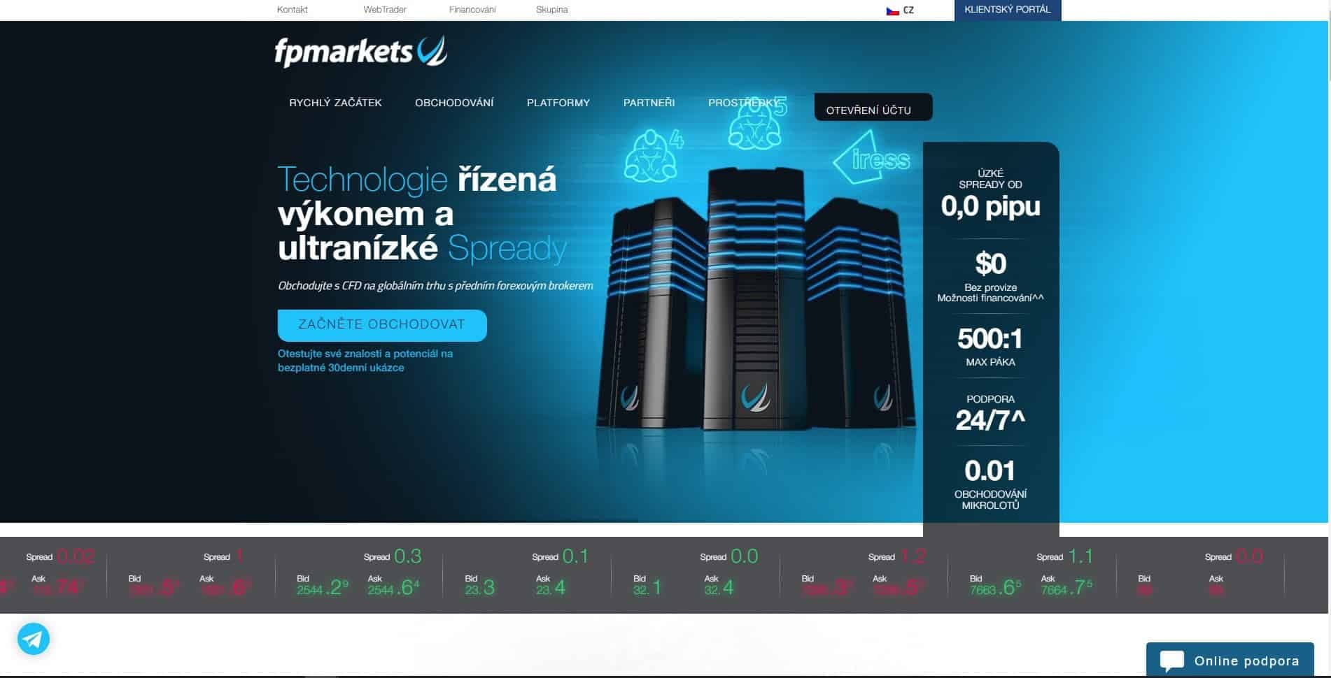 Základní informace o FP Markets