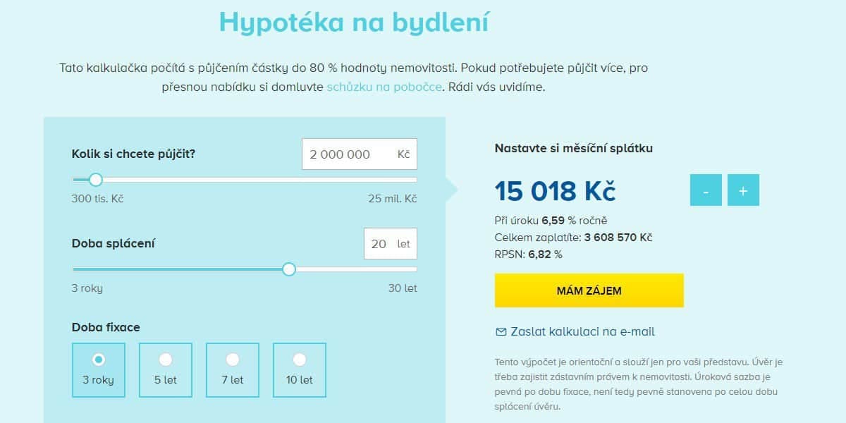 Hypotéka na bydlení Banka CREDITAS - test a recenze