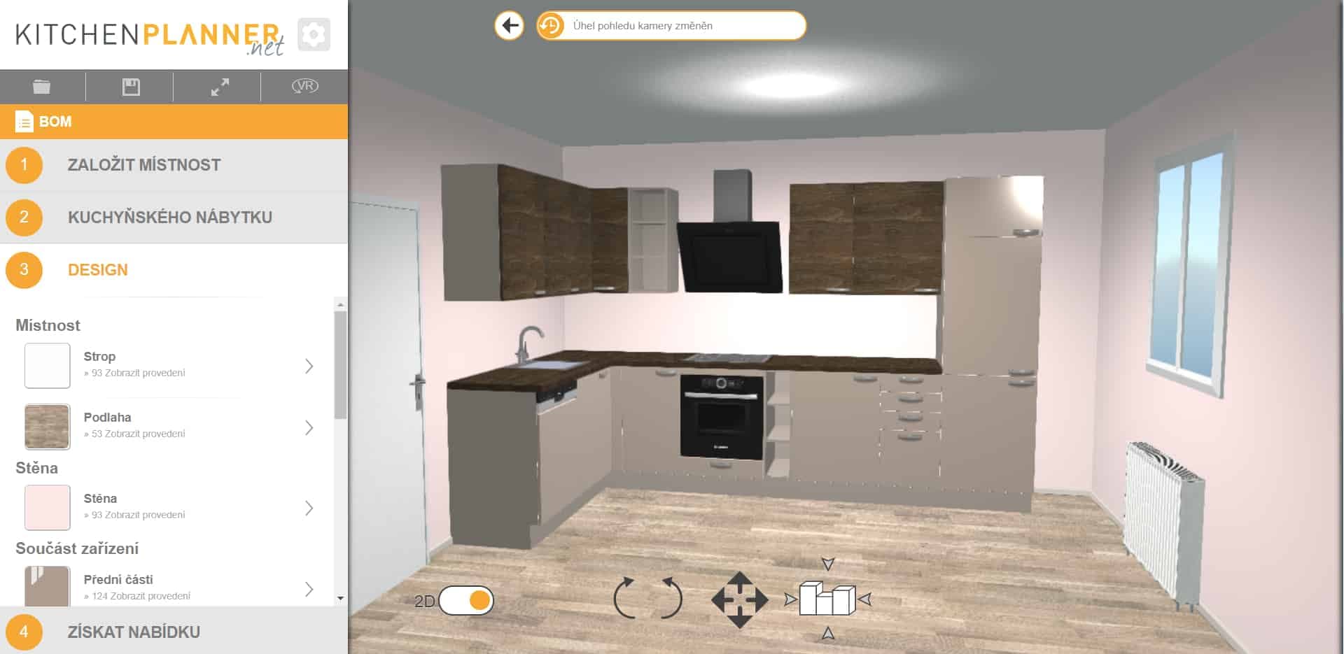 3D plánovač kuchyní Kitchenplanner.net recenze