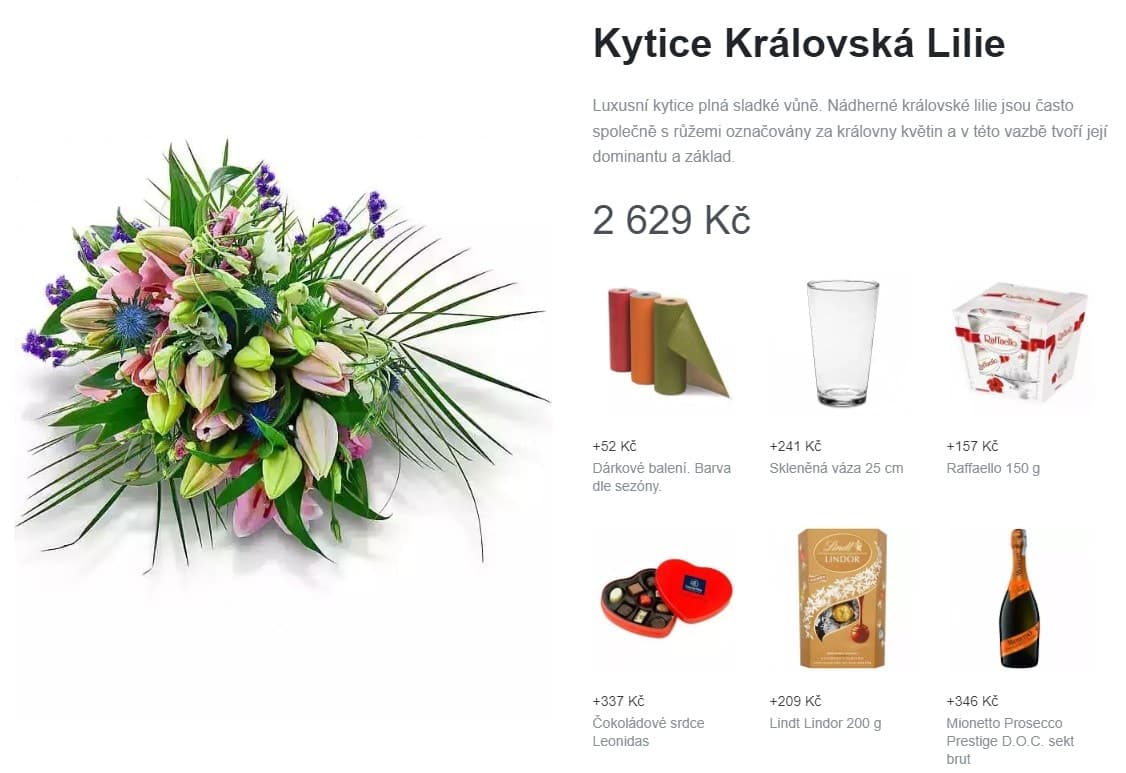 Kytice expres královská lilie recenze testado