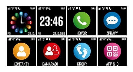 ovládání Lamax WatchY2 je jednoduché
