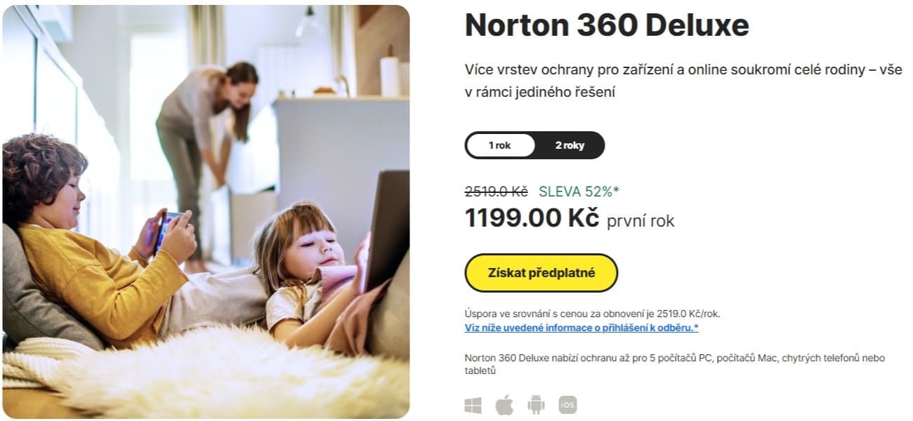 Norton antivirus Deluxe 360