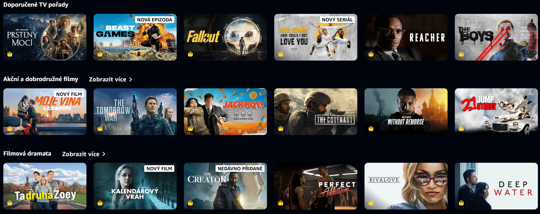 co nabízí amazon prime video