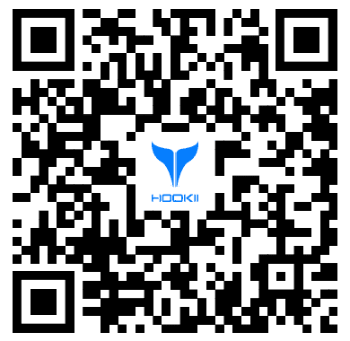 QR kod pro aplikaci hookii
