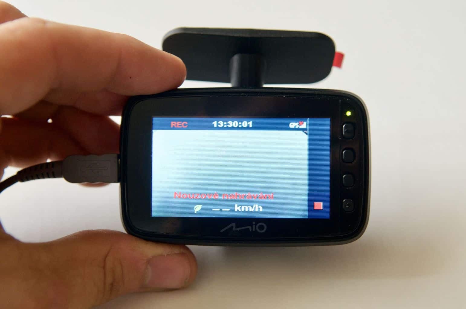 Mio MiVue 818 - test displeje