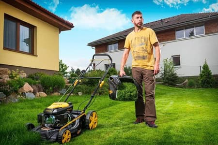 Recenze benzínové sekačky Riwall PRO RPM 5135 - konstrukce