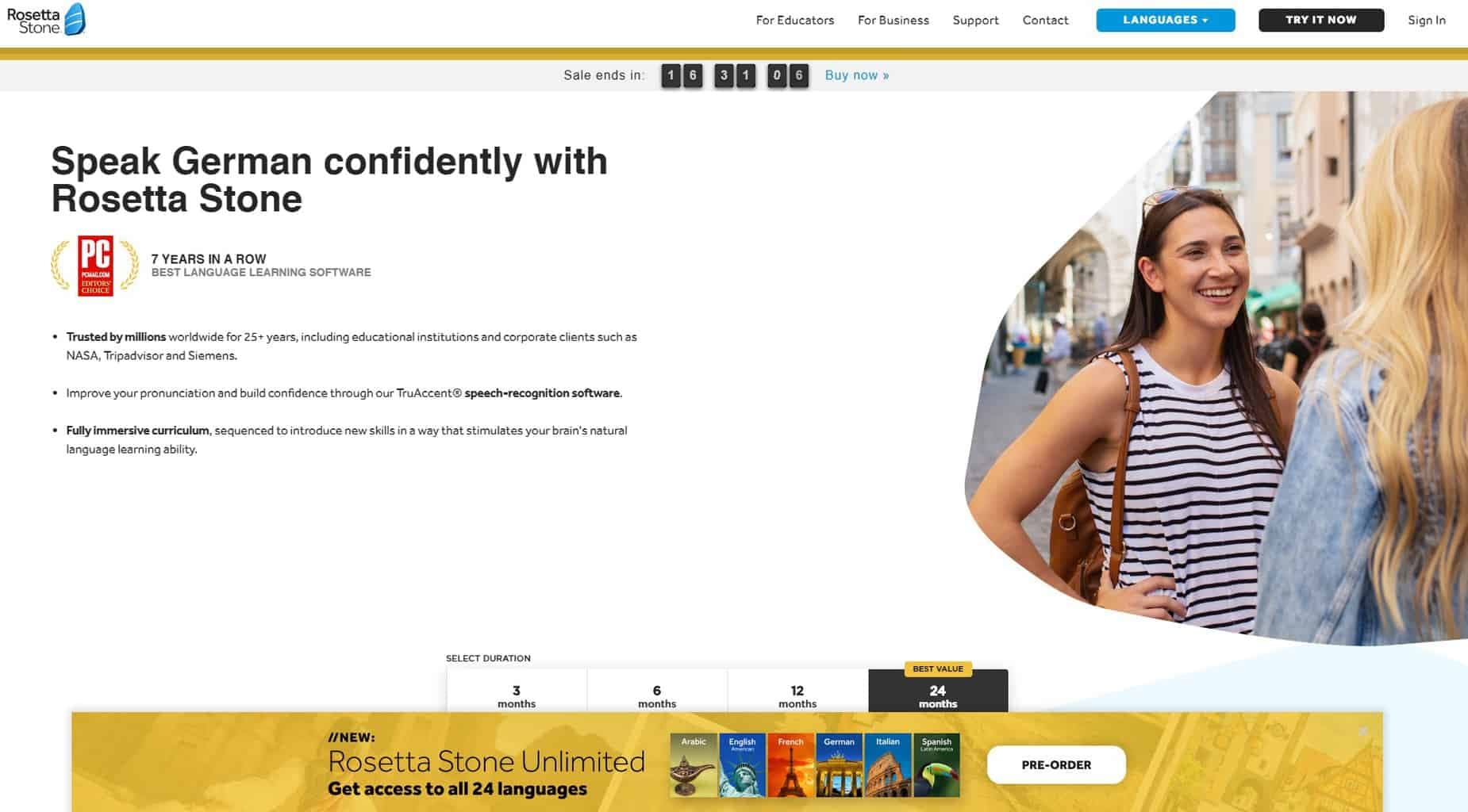 rosetta stone online němčina
