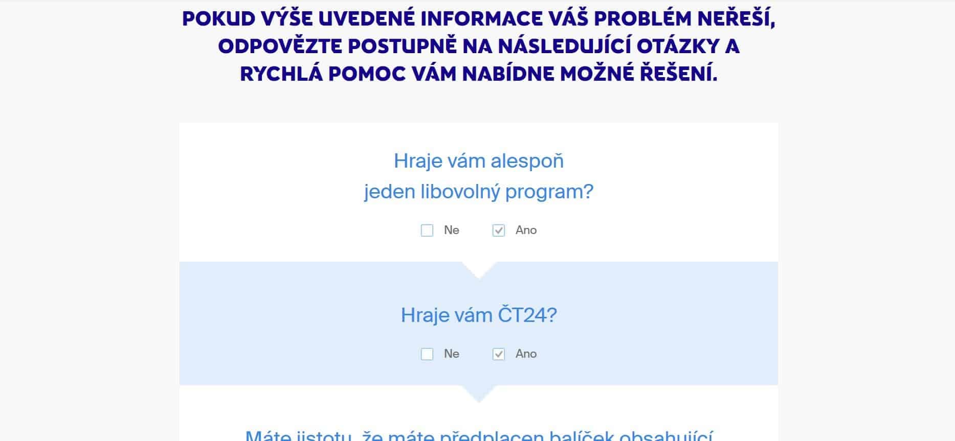 satelitní televize skylink podpora