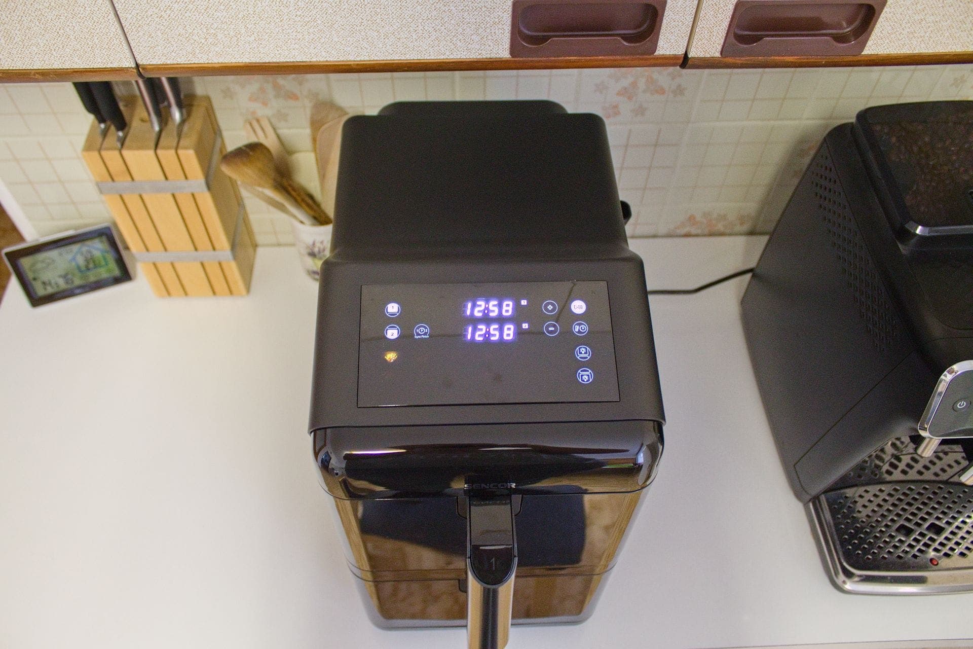 duální horkovzdušná fritéza SENCOR SFR 1250BK, Testado recenze