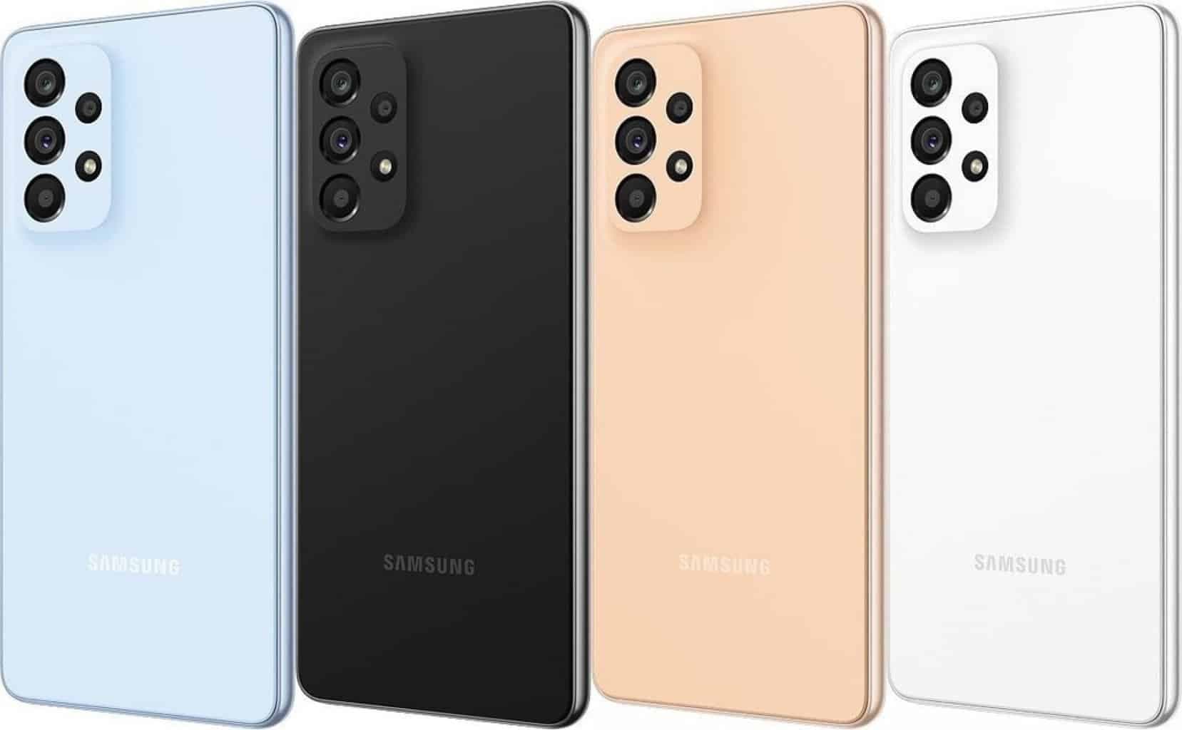 Samsung Galaxy A53 - výběr barev