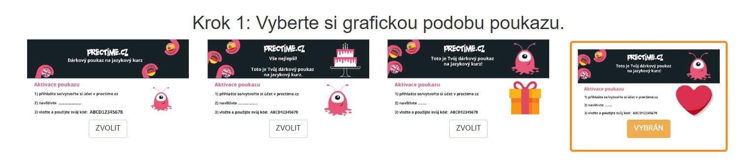 dárkový poukaz prectime